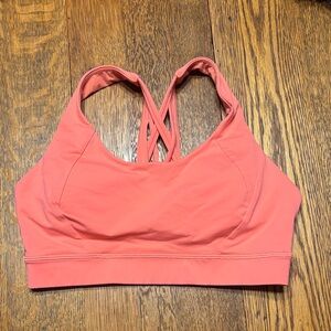 Lululemon Free to Be Elevated Bra DD/DDD(E) Cup Raspberry Cream size 8